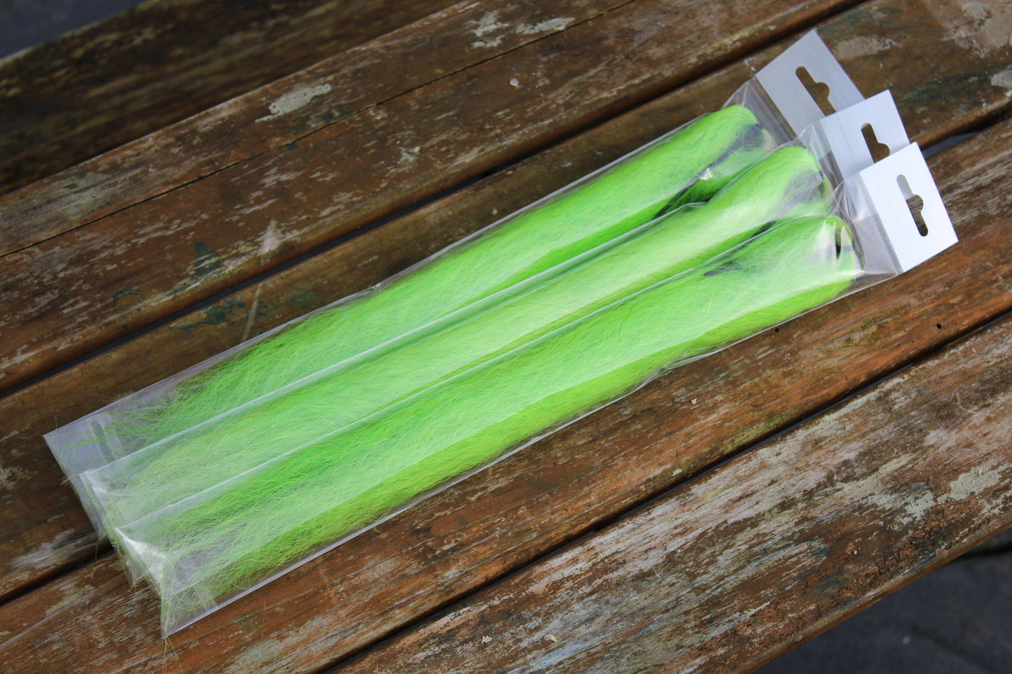 Yakety Yak hair - Chartreuse