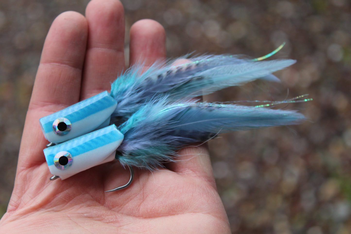 Rattling Crease Fly #2/0 SA270 - Blue back
