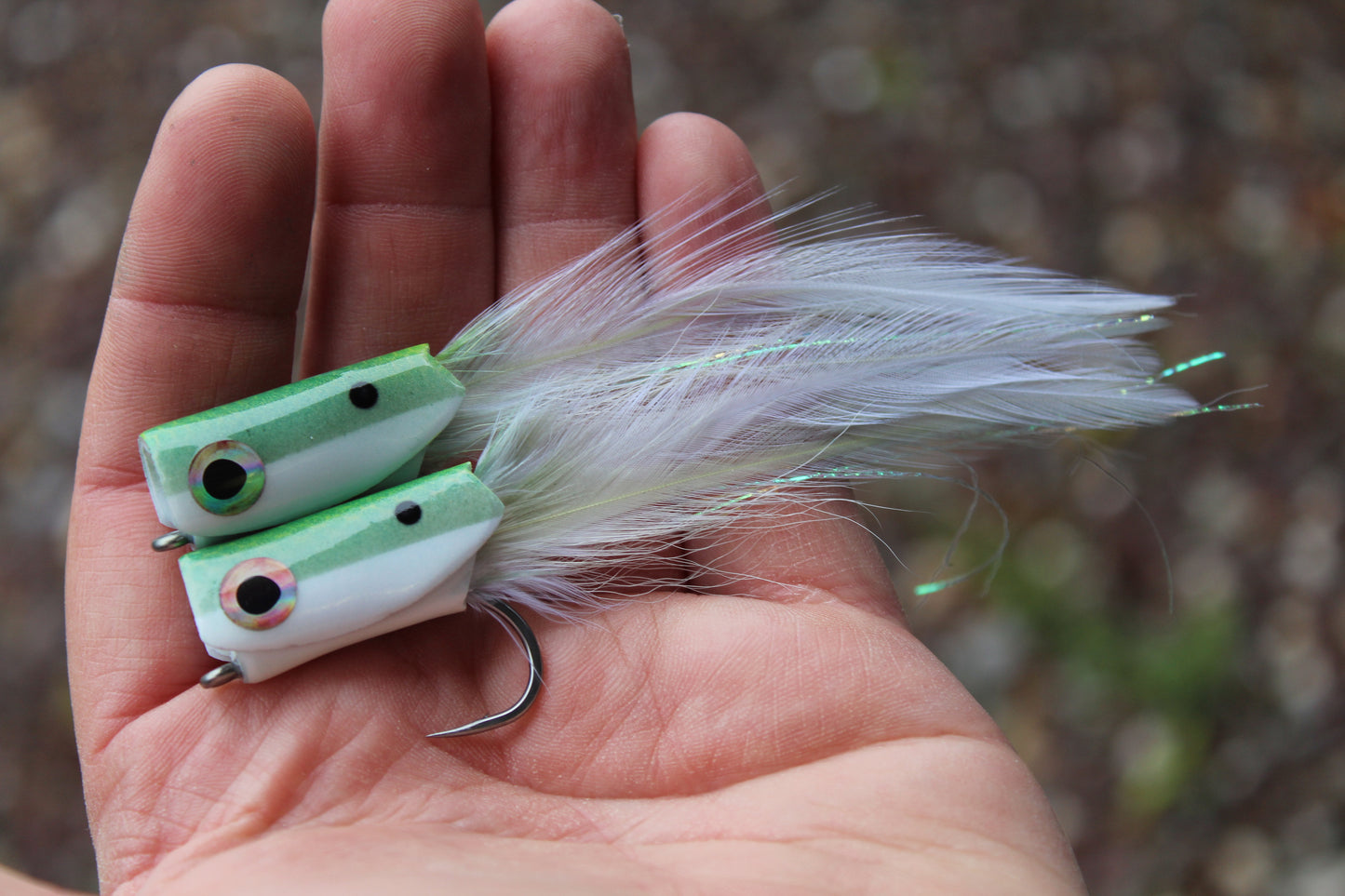 Rattling Crease Fly #2/0 SA270 - Baitfish