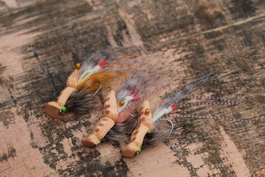 Floating Shrimp #4 (set of 3)