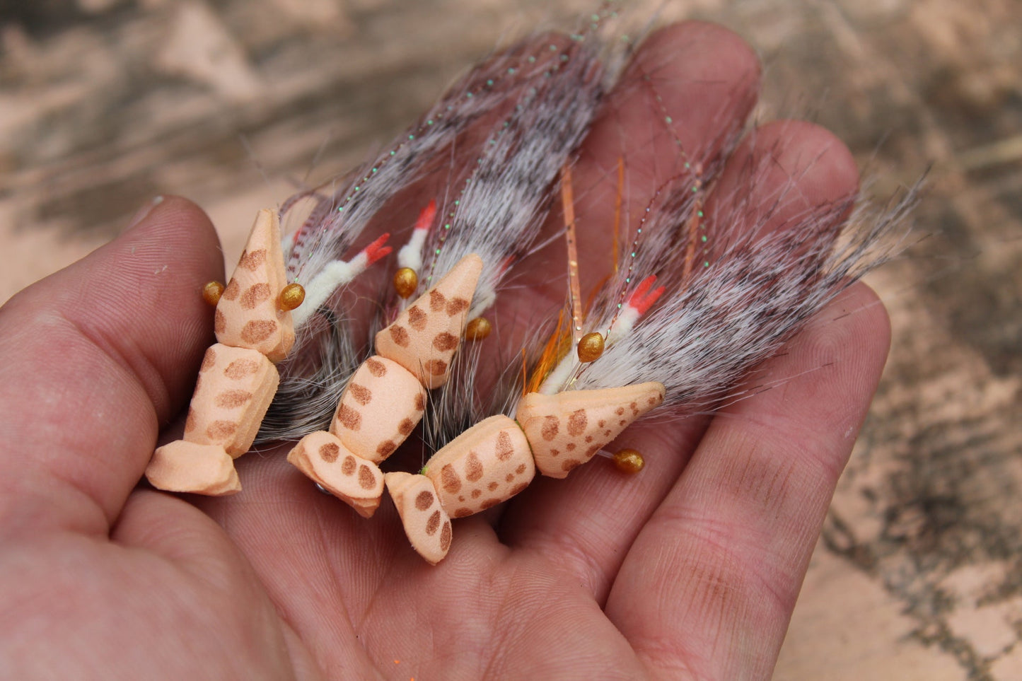 Floating Shrimp #4 (set of 3)